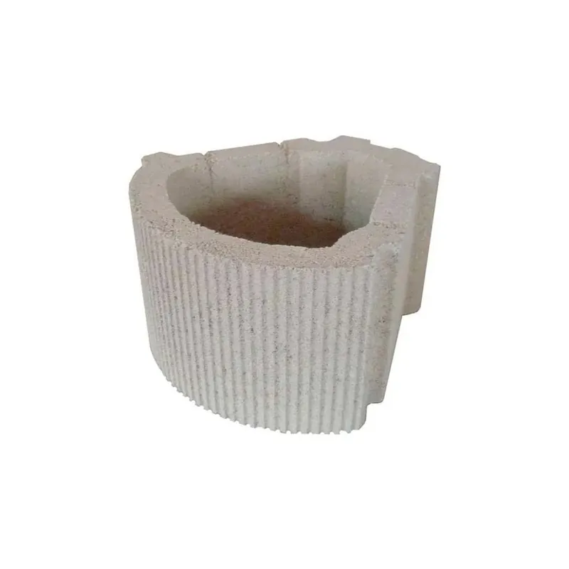 Blocco fioriera per muri di contenimento in cemento 20x34x34 cm ghiaccio Snelle Levering