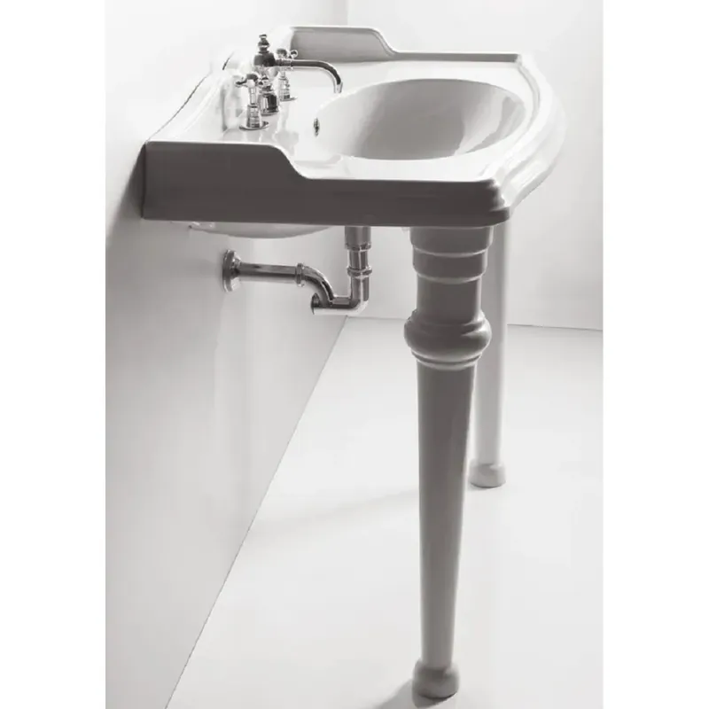 Mobile bagno base lavabo a terra Arcade 120x40x50 cm bianco Hete Deal