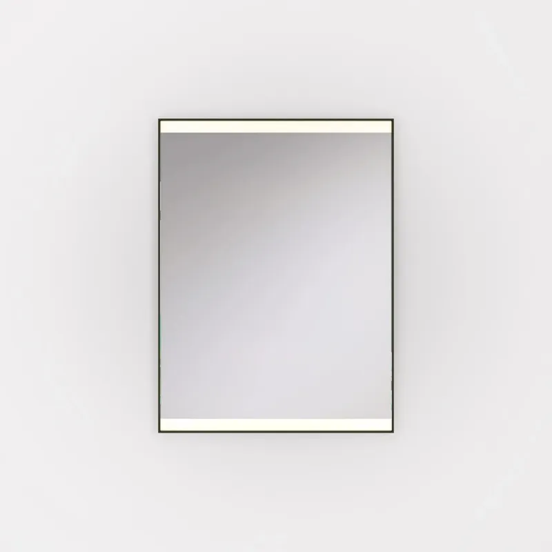Specchio retroilluminato Ever 80x60 cm nero Gratis Retour