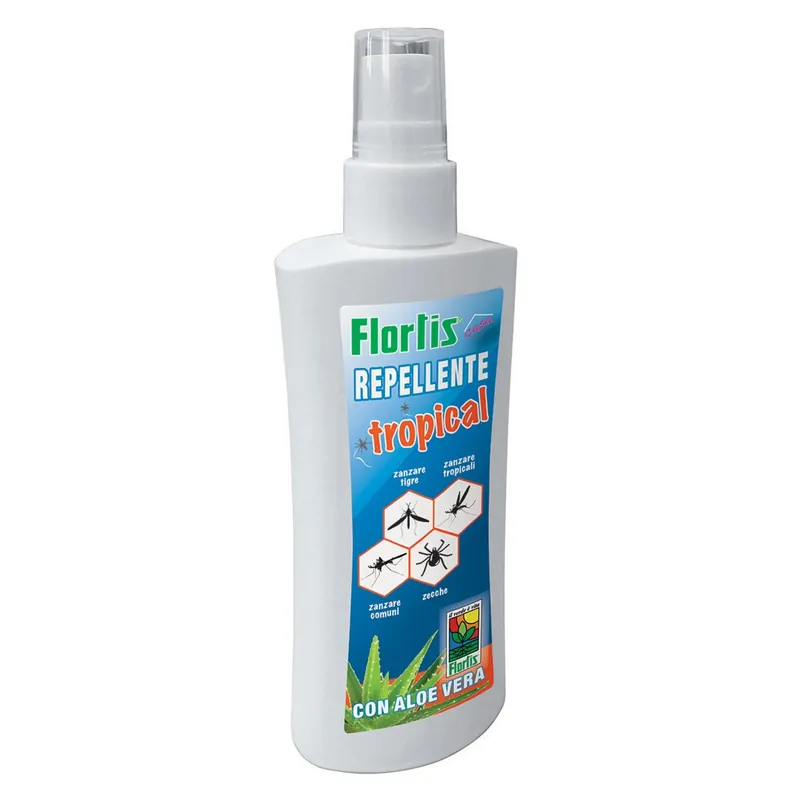 Antizanzare lozione repellente Flortis Tropical 100 ml Finale Uitverkoop