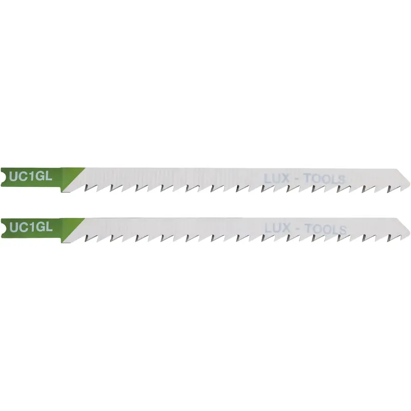 Lame lunghe per seghetto alternativo LUX-TOOLS con codolo a U L 132 mm 2 pz Favoriet