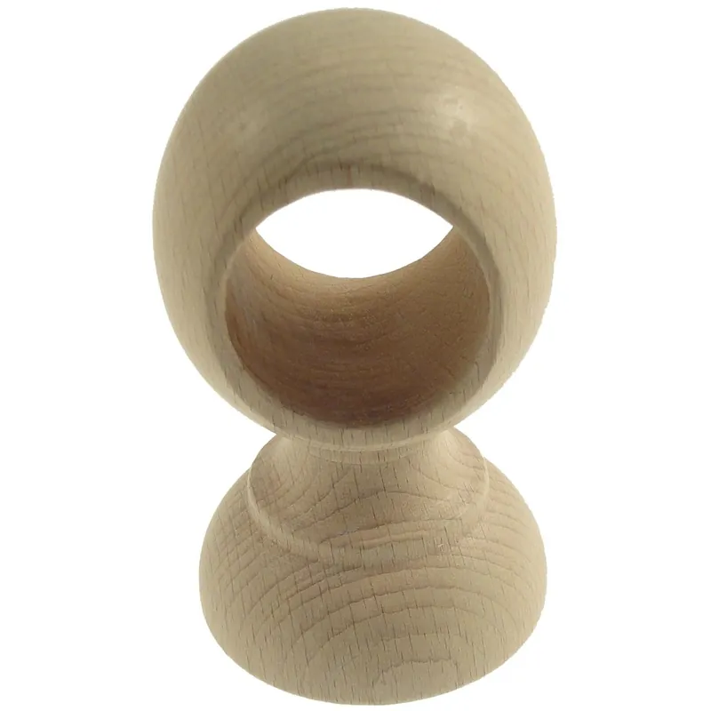 Hete Deal Supporto bastone tenda chiuso Ø 3,5 x L 10 cm bianco antico