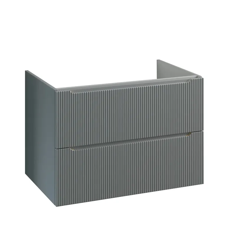 Mobile bagno base laterale sospesa Dune 79x54x45 cm grigio polvere Koop Online