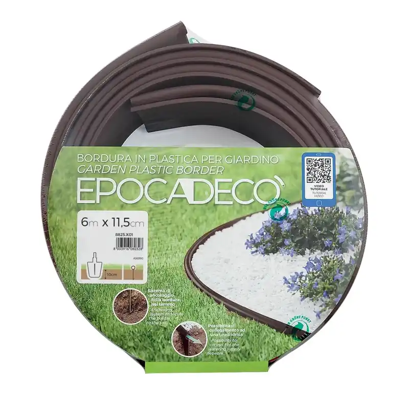 Bordura Epocadecò 600x11,6 cm marrone Populair