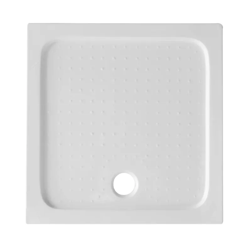 Piatto doccia Kepler in acrilico bianco 80x80 cm Hoge Kwaliteit