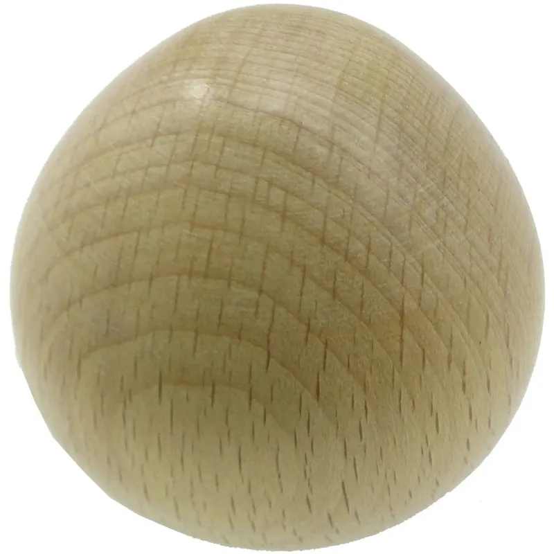 Terminale bastone tenda Ghianda in legno naturale Ø 23 mm 2 pz Weekendaanbieding