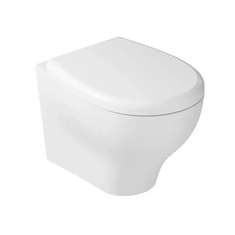 Nu Kopen Vaso sospeso tondo in vetrochina bianco lucido 540x360x36 mm