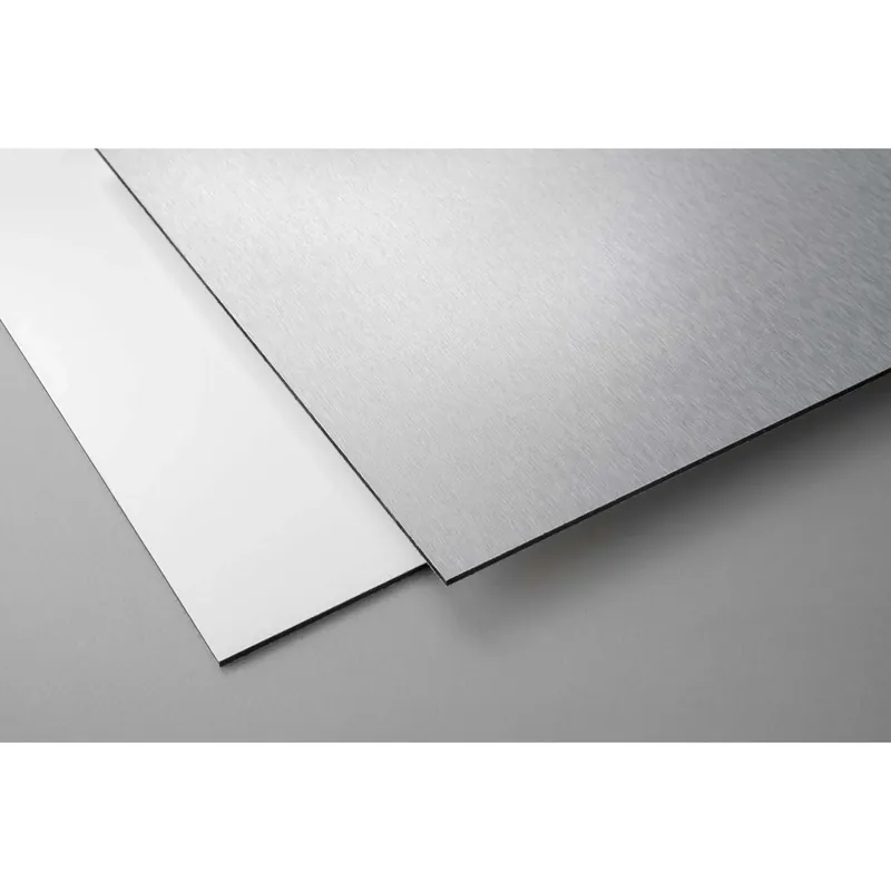 Favoriet Lastra alluminio e polietilene eff spazzolato Polibond 59,4x42 cm sp 3 mm allum