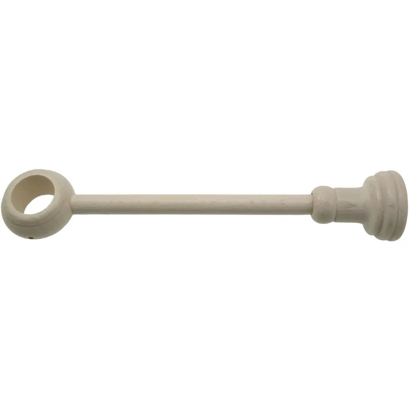 Supporto bastone tenda regolabile Ø 3,5 x L 13-33,5 cm bianco antico Must-Have