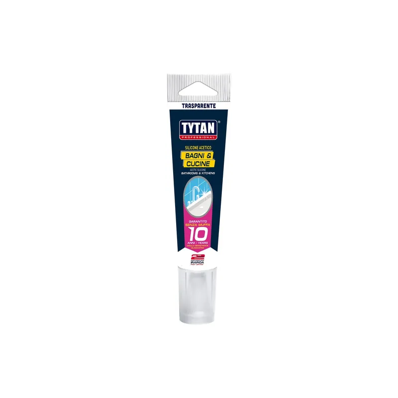 Silicone Acetico Bagni & Cucine Tytan tubetto antimuffa trasparente 60 ml Favoriet