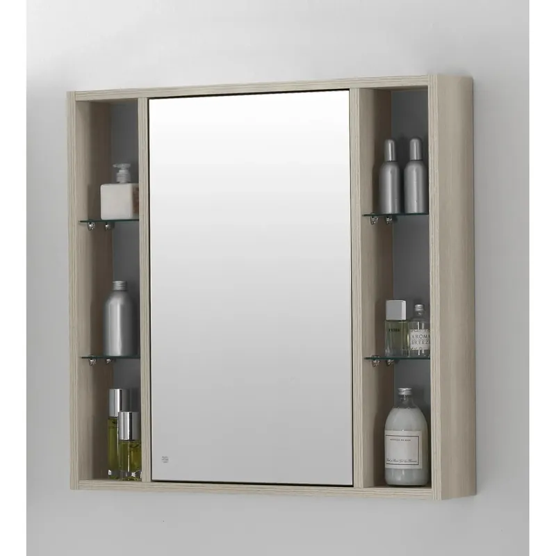Weekendaanbieding Specchio contenitore Lucky larice 74x75x16 cm