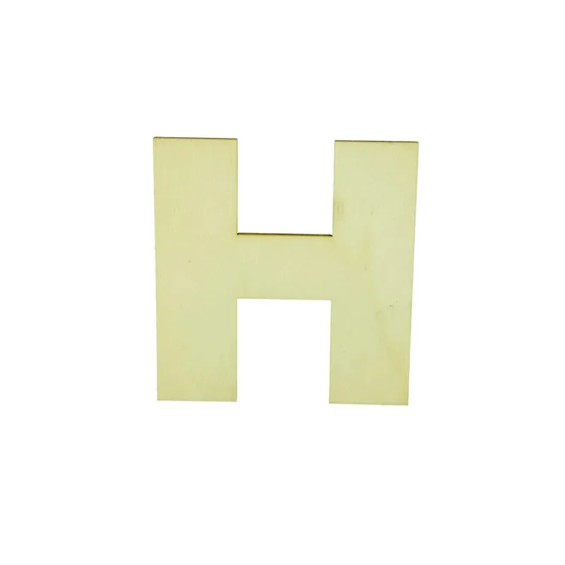 Op = Op Lettera H decorativa in legno 12 cm