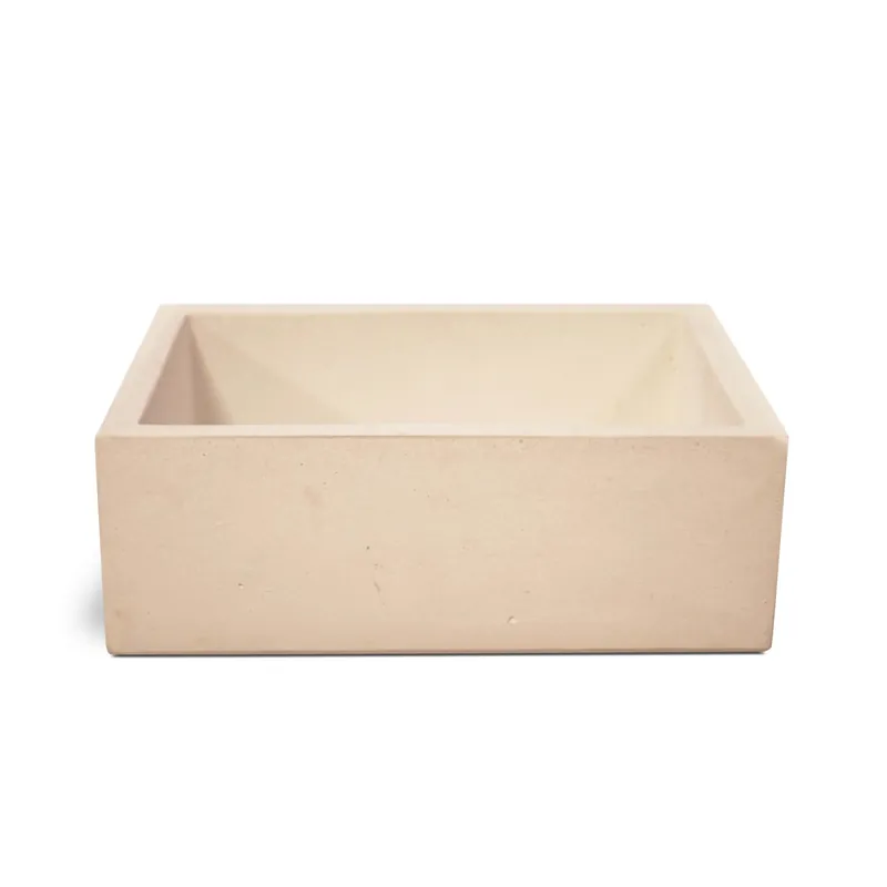 Lavello da esterno Madrid in cemento 35x45x16 cm rosa Populair