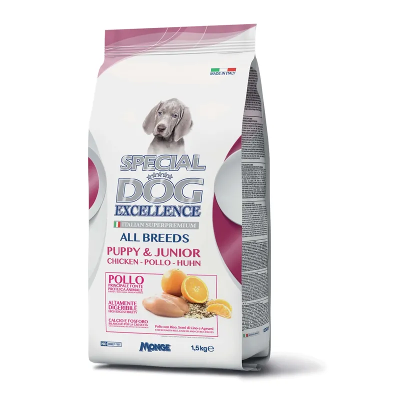 Actieprijs Crocchette per cuccioli Special Monge Dog Excellence