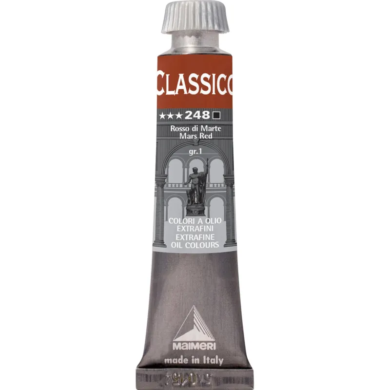 Colori olio classico 20 ml rosso di Marte Superprijs