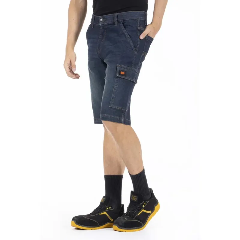 Bermuda stile carpenter in denim Sun Stone Stretch tg 48 Lage Kosten