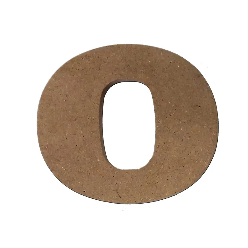 Rechtstreeks Van De Fabrikant Lettera O h12 cm in MDF
