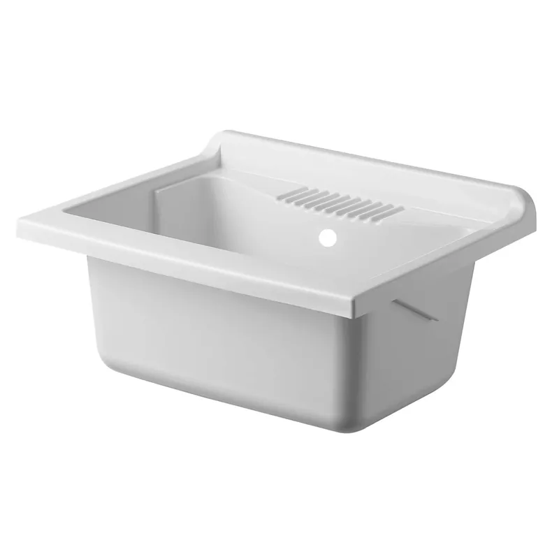 Vasca lavatoio in resina 60 x 50 cm resistente agli acidi Bestseller