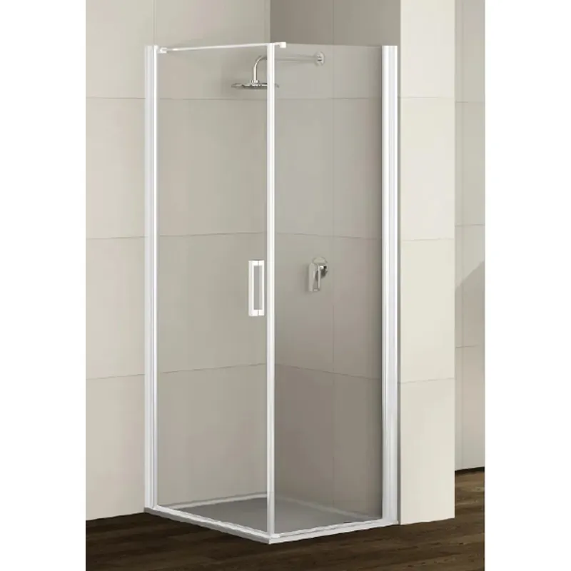 Merkproduct Lato fisso sx per box battente doccia Real 72,5/74 cm bianco decoro 3