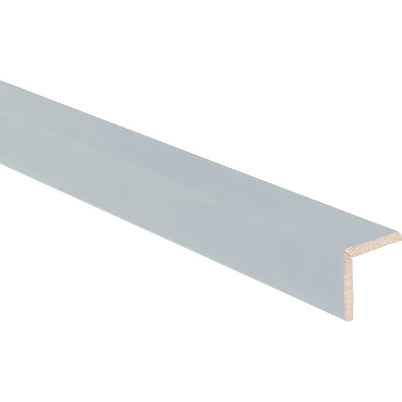 Populair Paraspigolo in mdf rivestito in melaminico alluminio 278 mm