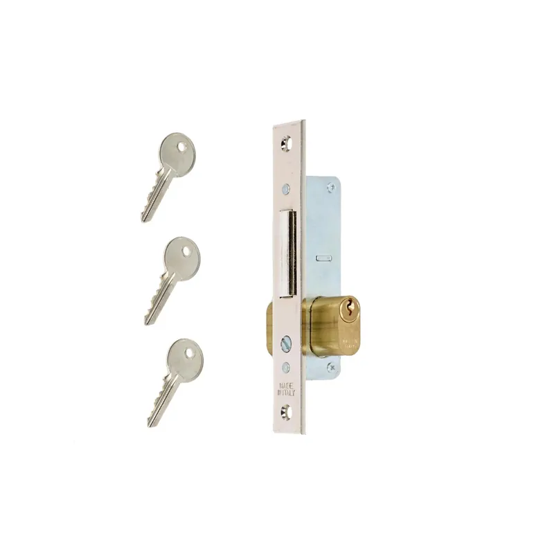 Serratura verticale da infilare cancelli e porte metalliche frontale 16 mm Betaalbaar