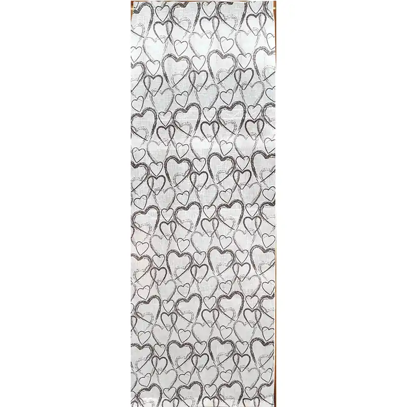 Alleen Vandaag Tenda a vetro Love rosso L 90 x H 240 cm