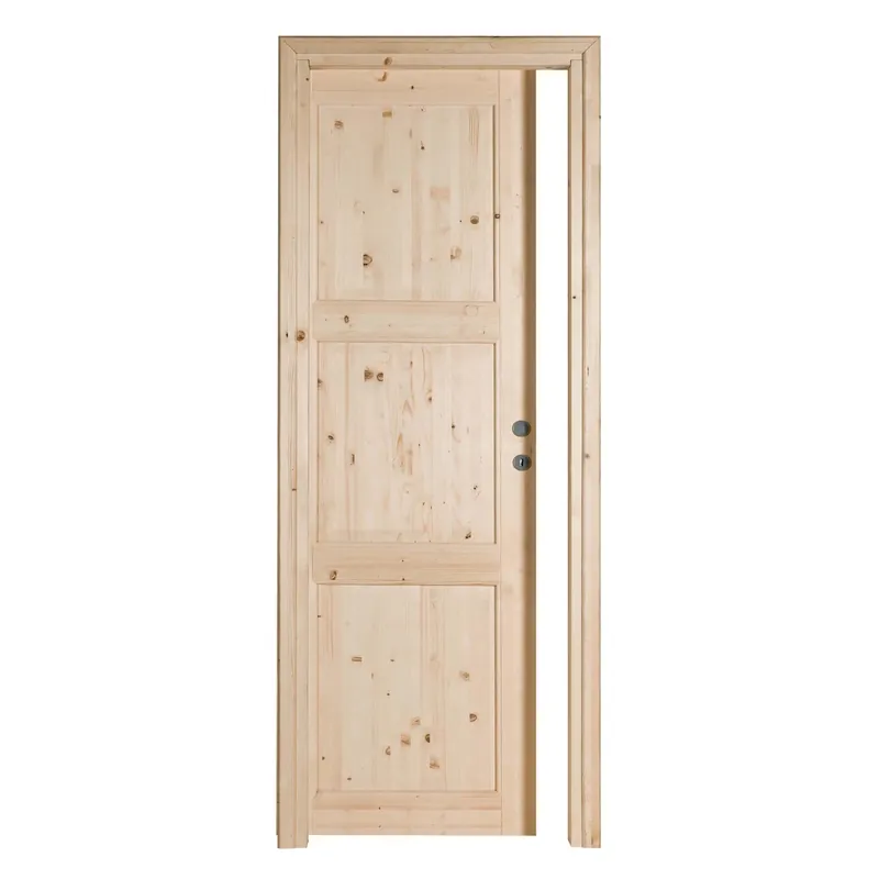 Porta scorrevole reversibile abete grezzo 200x70 cm Exclusieve Aanbieding