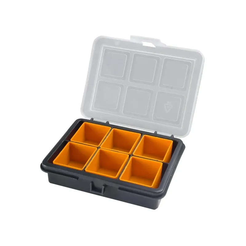 Superprijs Porta minuteria con 6 vaschette removibili 2,8x12x10 cm