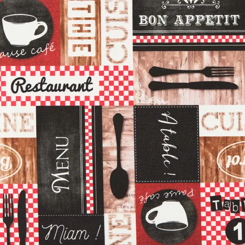 Tappeto cucina in PVC senza bordo Digit 52x2500 cm Beperkte Voorraad