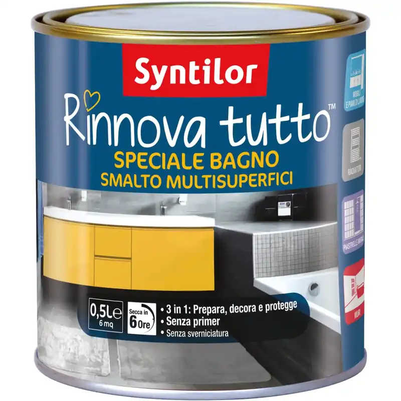 Syntilor Smalto all`acqua Rinnova tutto Speciale bagno pietra naturale 0,5 l Merkproduct