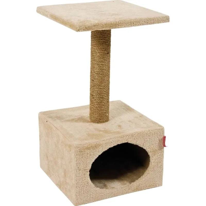Meest Verkocht Tiragraffi per gatti con cuccia Zolux beige 54x30 cm