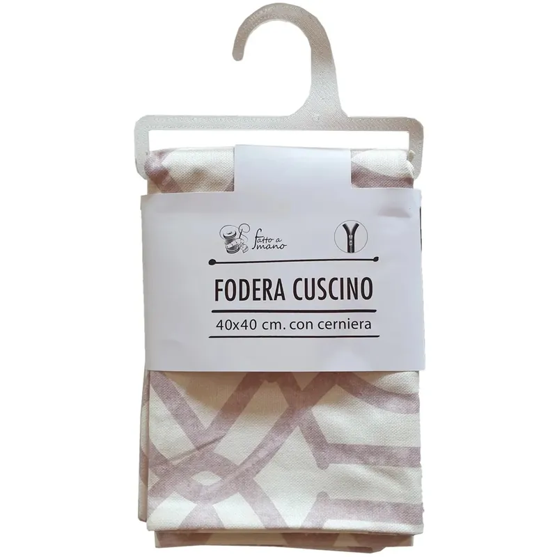 Fodera per cuscino a fantasia Lotia rosa 40x40 cm Hete Deal