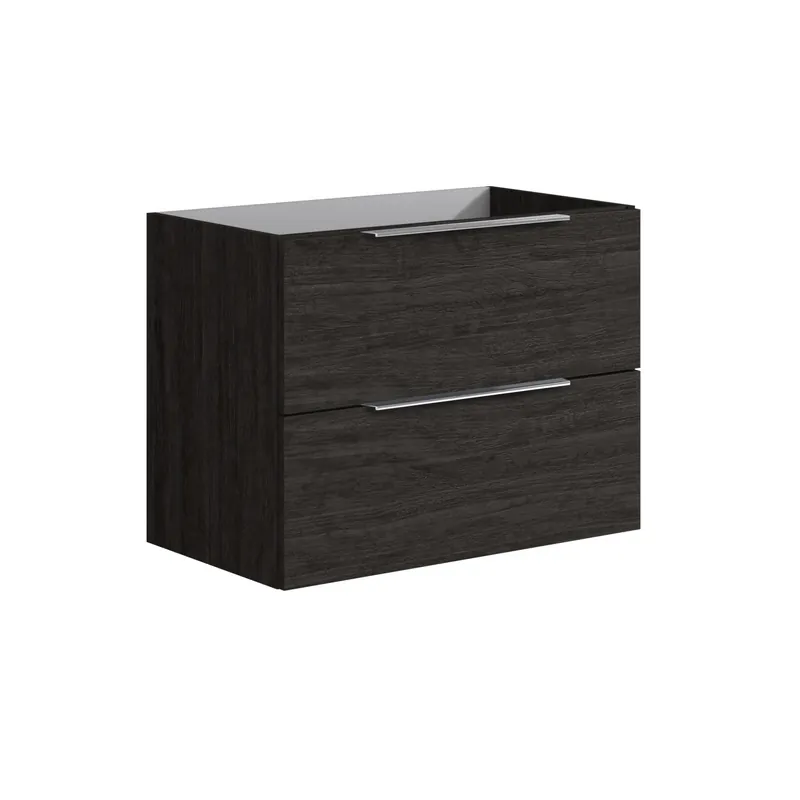 Mobile bagno base lavabo sospeso Bali 79,5x60x45,5 cm nero tigerwood Favoriet