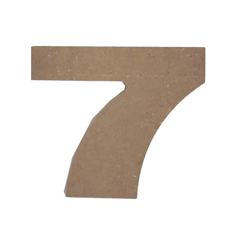 Betaalbaar Numero 7 h12 cm in MDF