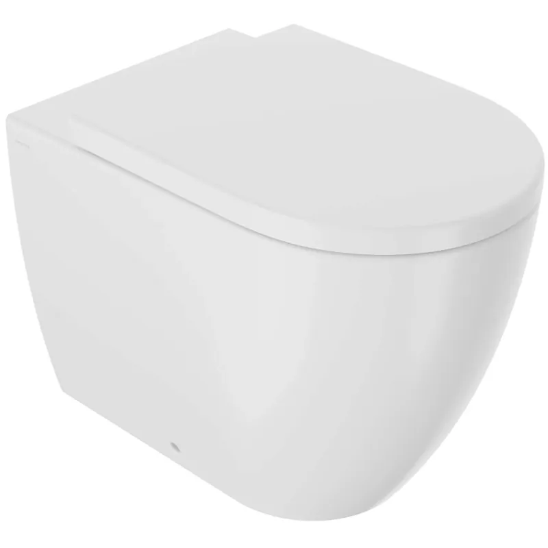 Wc Arc filo muro con sedile soft-close 54x36 cm bianco opaco Beste Prijs