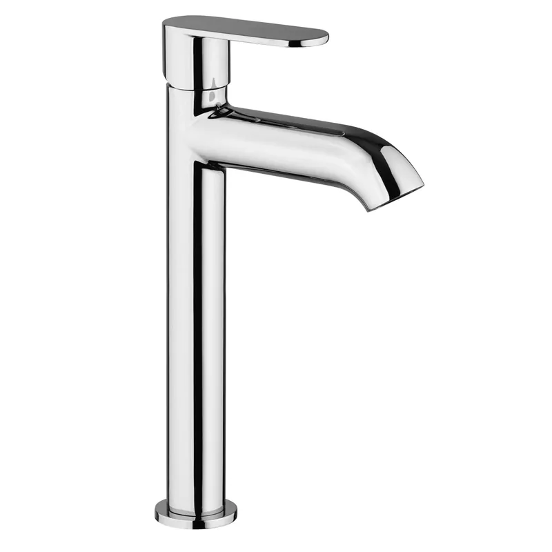 Direct Beschikbaar Miscelatore lavabo alto Tube compreso di scarico 1"/1/4 cromo