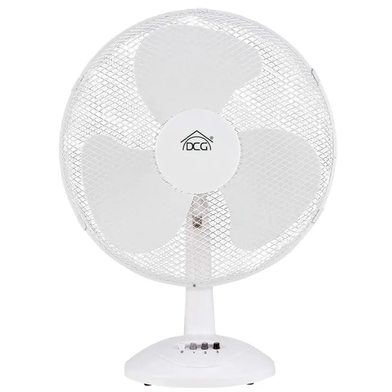 Meest Verkocht Ventilatore da tavolo DCG 3 pale Ø 40 cm bianco