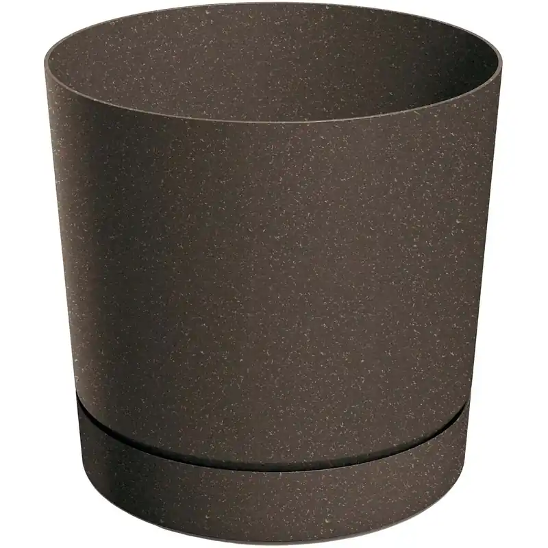 Goedkoop Vaso Eco Wood in plastica 24x23 cm Coffee