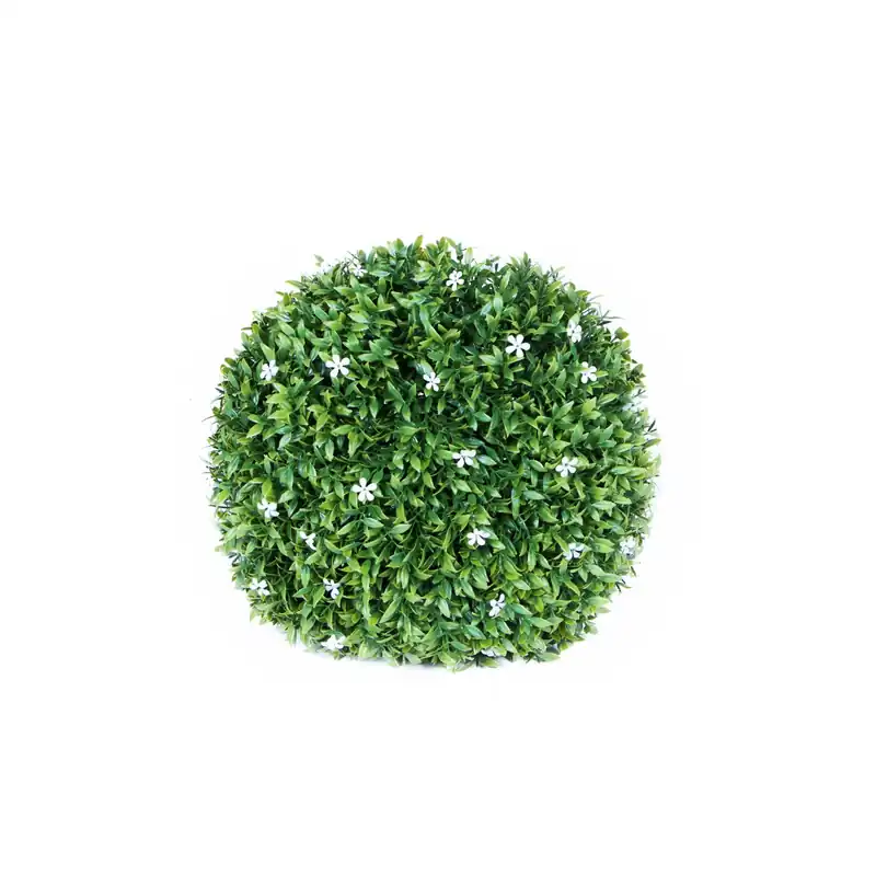 Beperkt Aanbod Sfera decorativa bosso Jasmin Ø 38 cm bianco