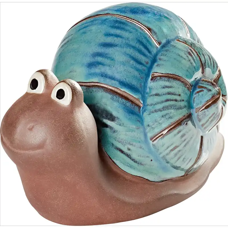 Voordeelprijs Figura decorativa chiocciola guscio rotondo multicolore 10 cm