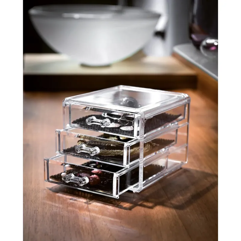 Shop Nu Cassettiera porta bijoux con 3 cassetti