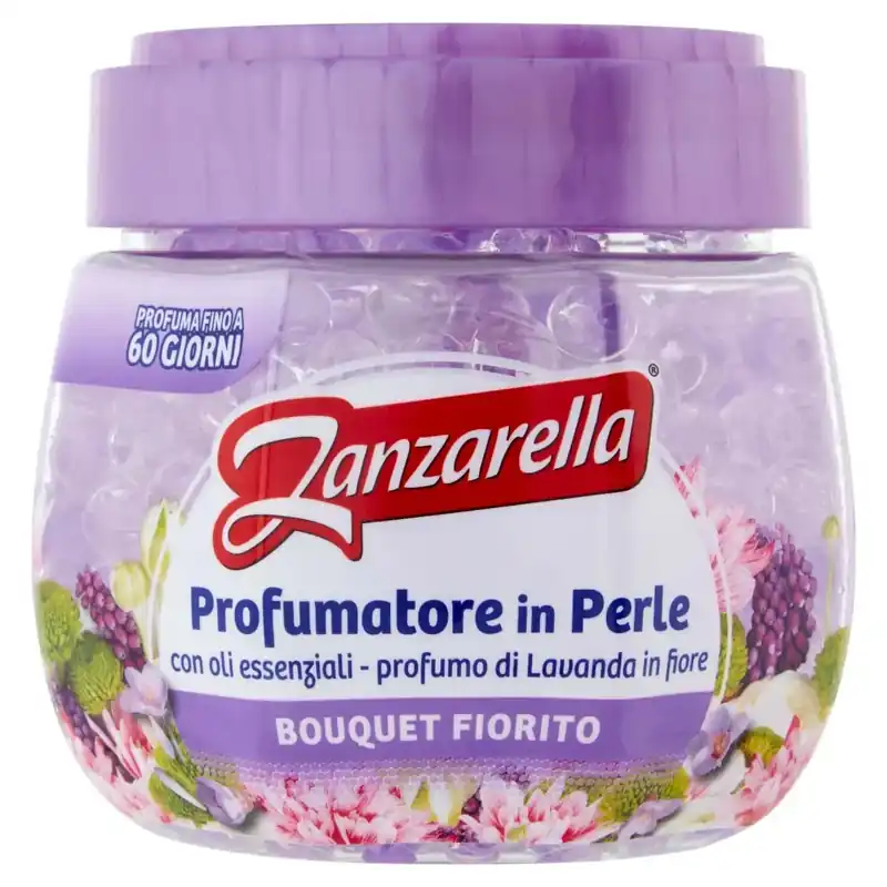 Koopje Antizanzare profumatore Zanzarella perle Bouquet in fiore 170 gr