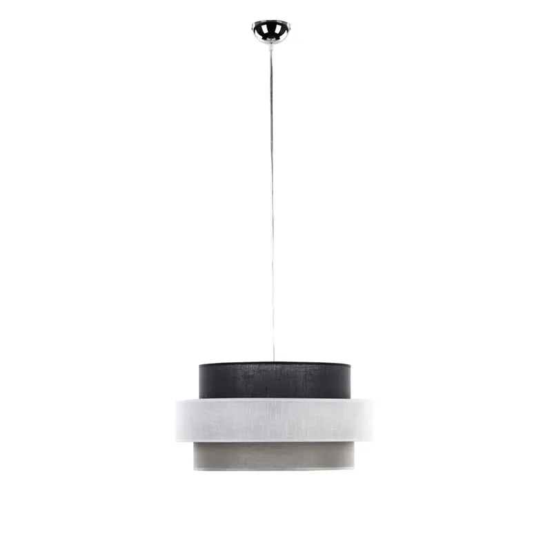 Gratis Retour Lampadario a sospensione Oslo E27 grigia 130x50x50 cm