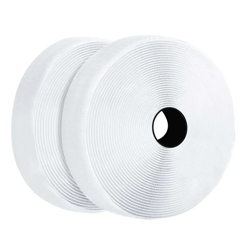 Superprijs Nastro a strappo da cucire H20 mm bianco 3m gancio + 3m asola
