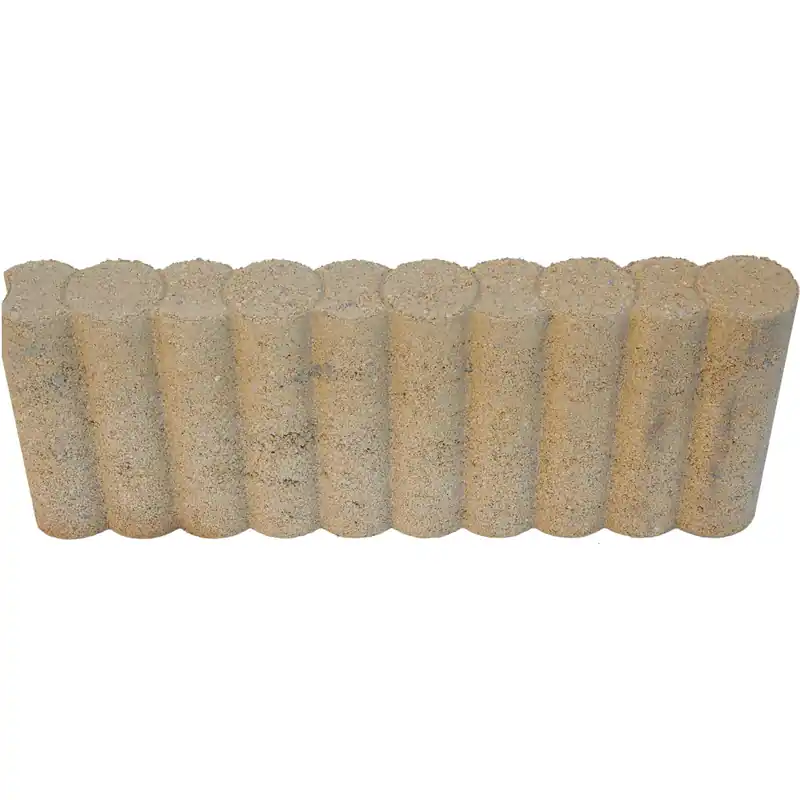 Cordolo bordo dritto in cemento 50x6,5x20 cm giallo Alleen Vandaag