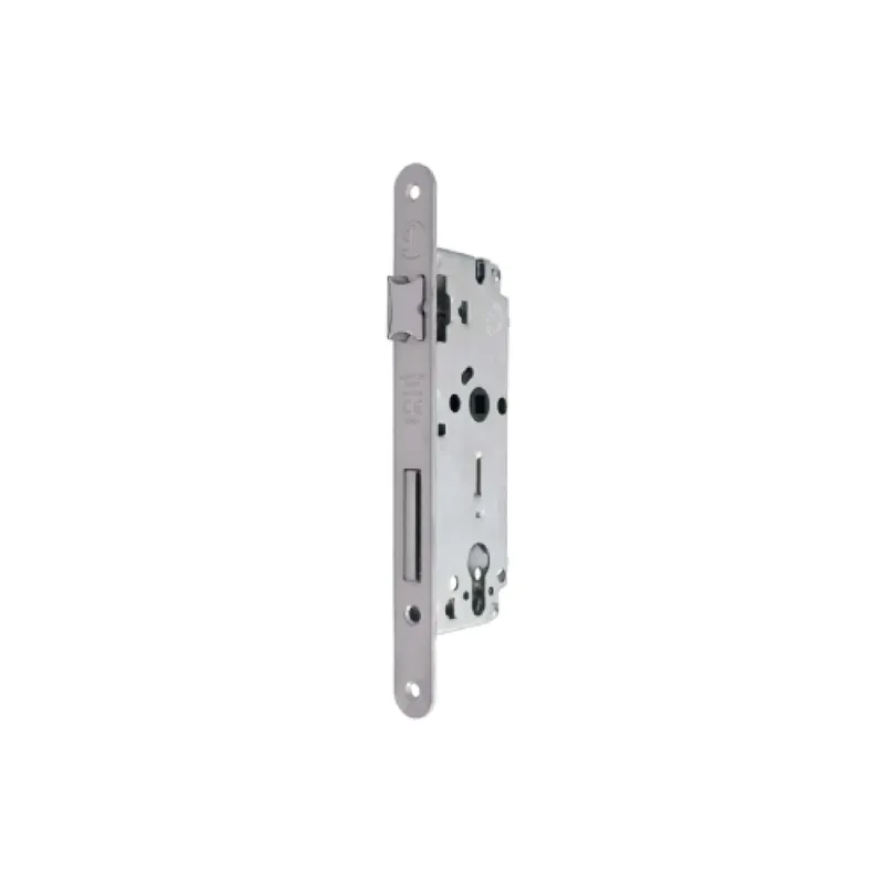 Serratura a foro cilindro da infilare cromo satinata larghezza frontale 22 mm Populair