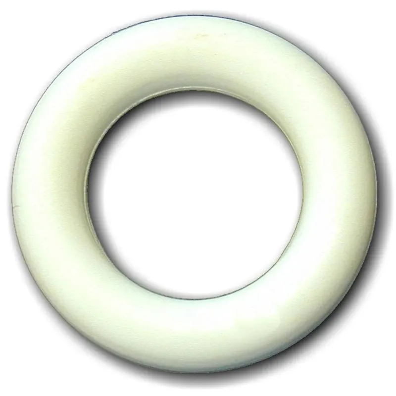 Populair Anello in plastica per bastone tenda Ø 20 x 33 mm bianco 6 pz