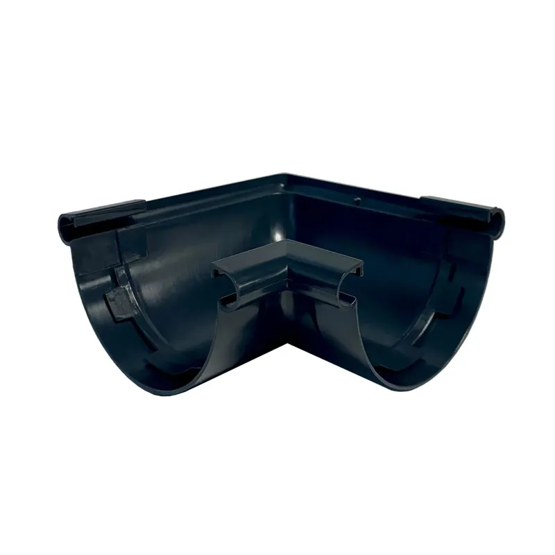 Angolo grondaia in PVC First Plast antracite 90° Ø 125 mm Seizoensaanbieding