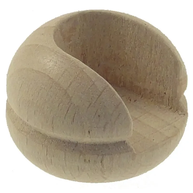 Supporto bastone tenda in legno a parete Ø 1,1 x L 1,8 cm bianco antico Bestseller