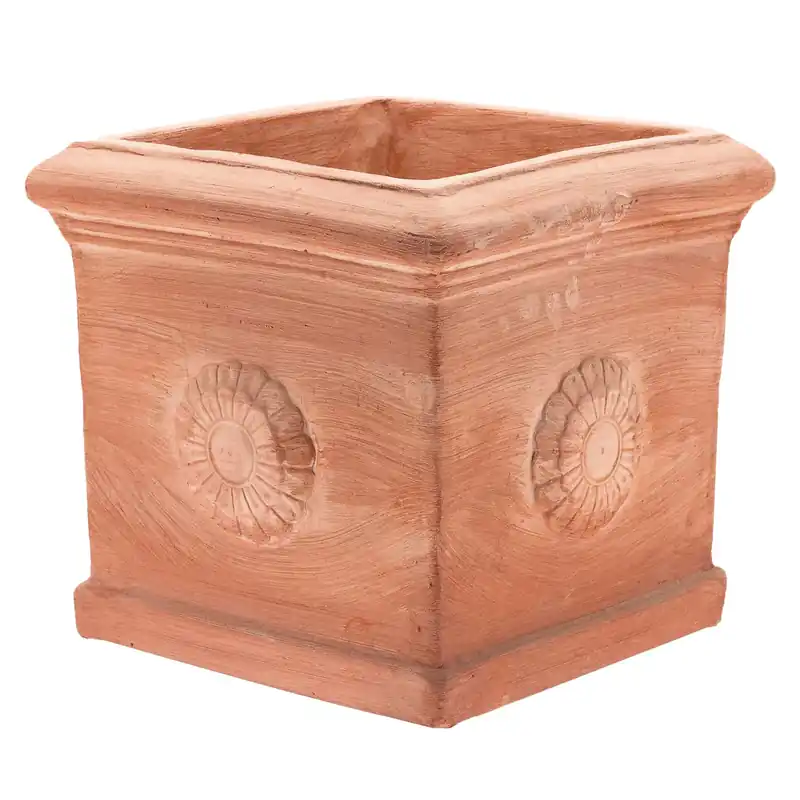 Vaso cubo con rosone 30x31x21 cm Koopje